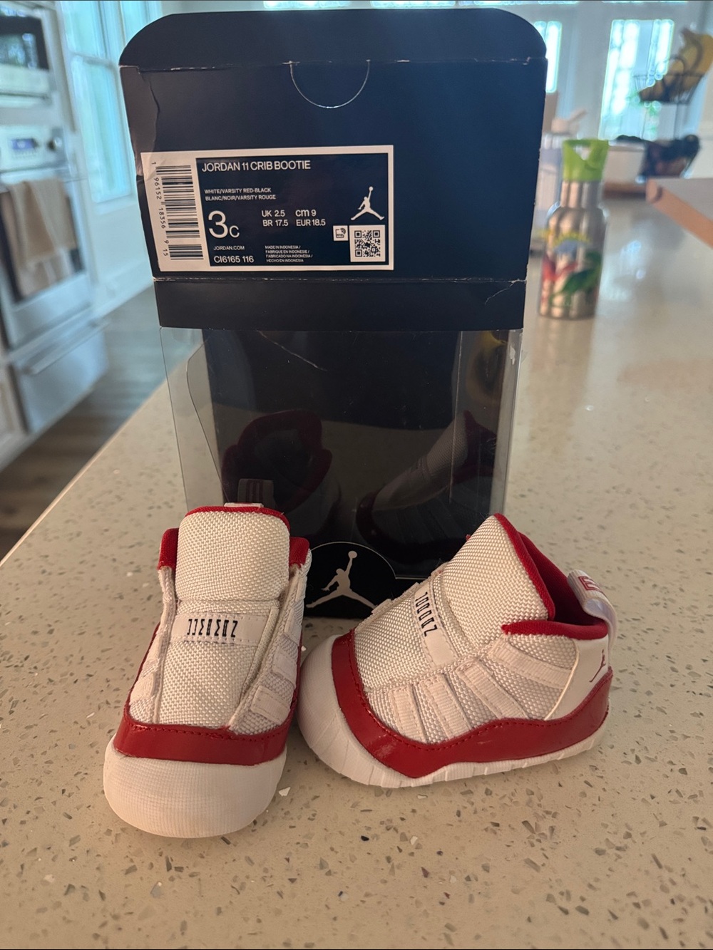 Jordan Baby 11 Crib Booties 3c